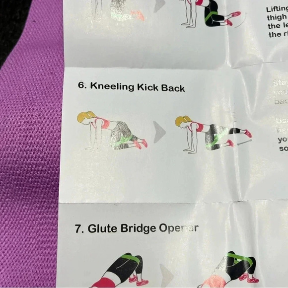 NEW Booty Bands with Carry bag  Fit Lady Resistance Set of 3 Bands NWT NEW - Picture 10 of 11